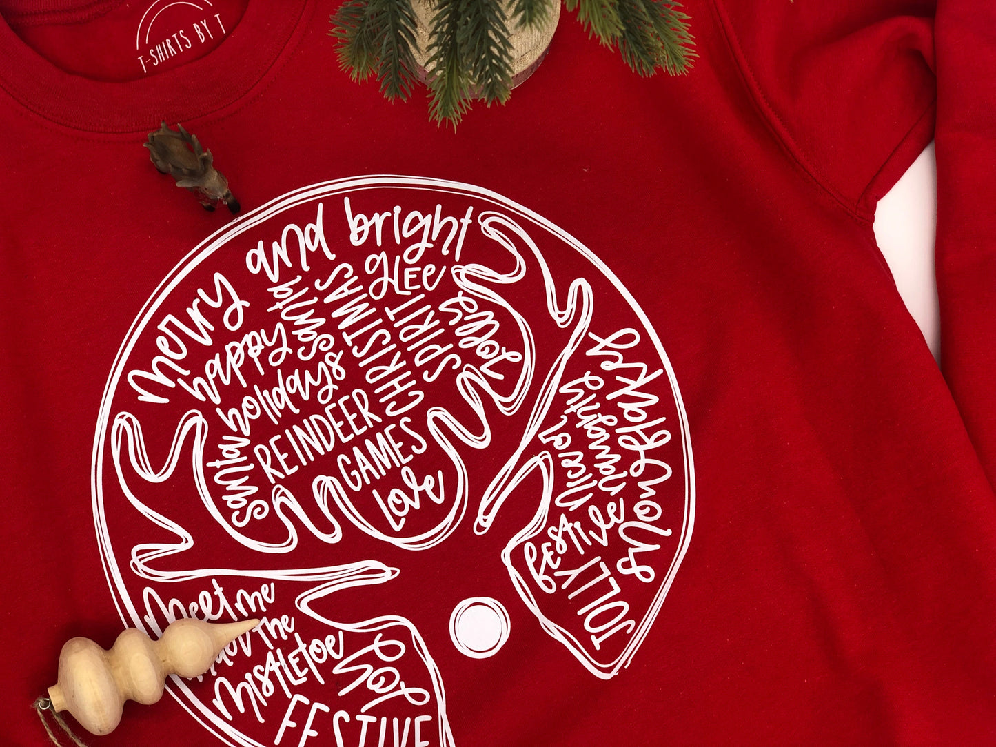 Reindeer Word Art