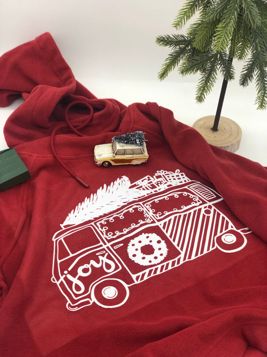 Christmas Retro Van