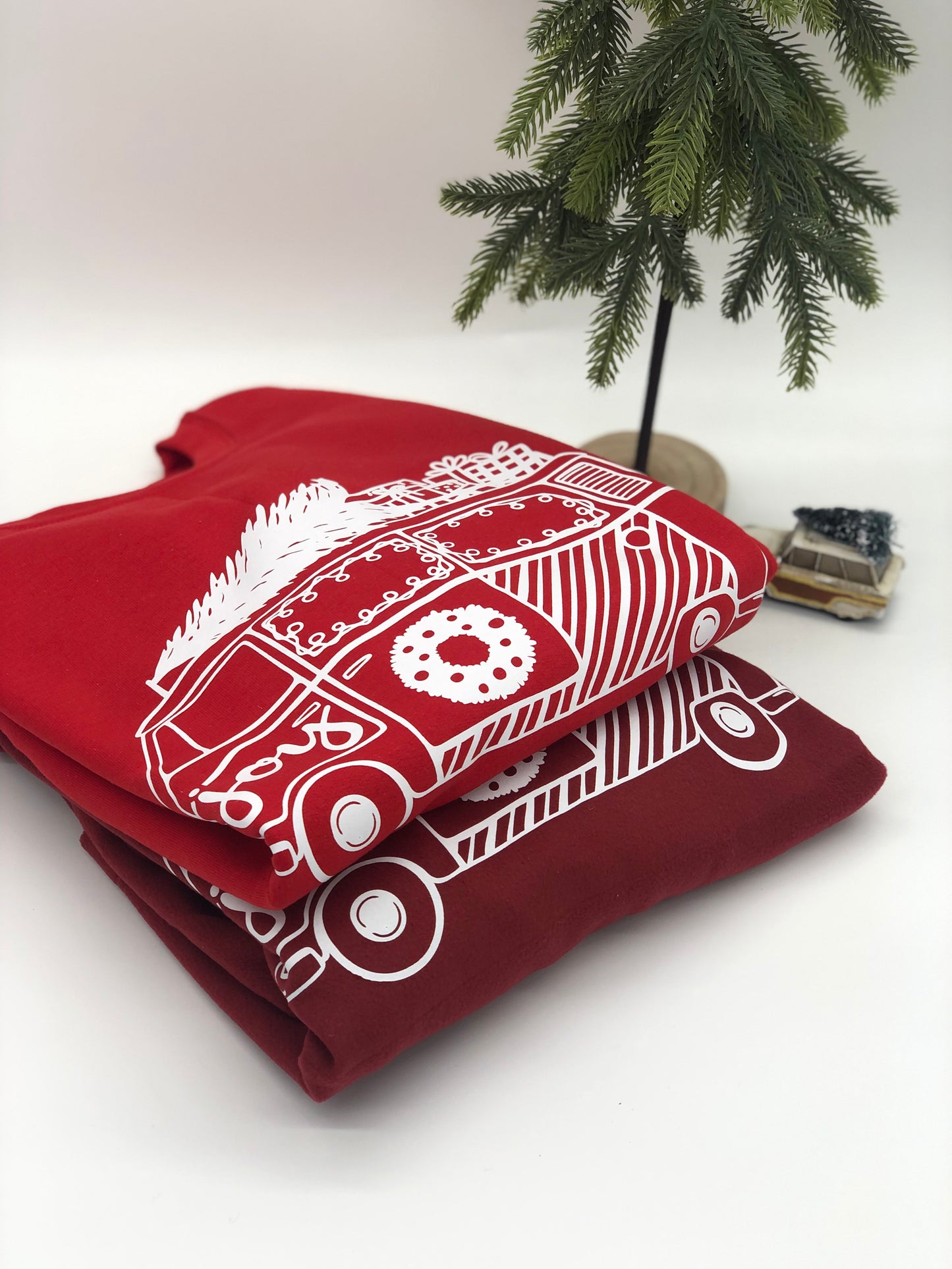 Christmas Retro Van