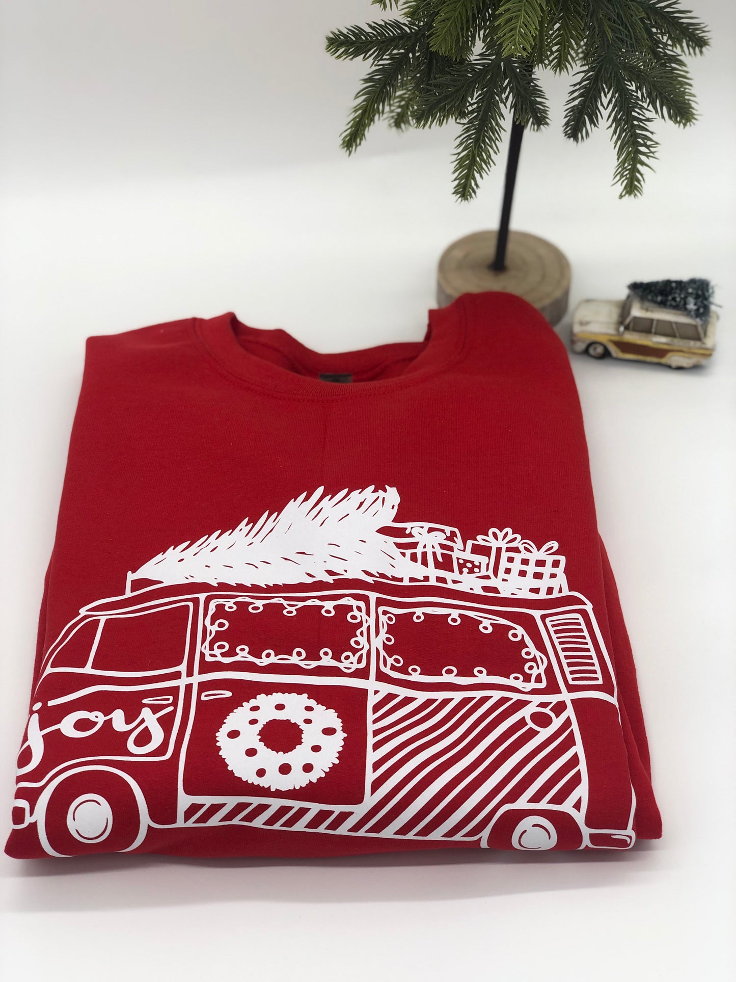 Christmas Retro Van