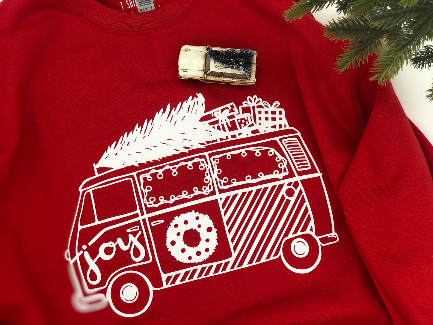 Christmas Retro Van